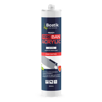 Bostik Fireban Acrylic cartridge 300ml WHITE