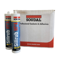 Soudal Silirub HTA Acetic Cure box of 15 Cartridges